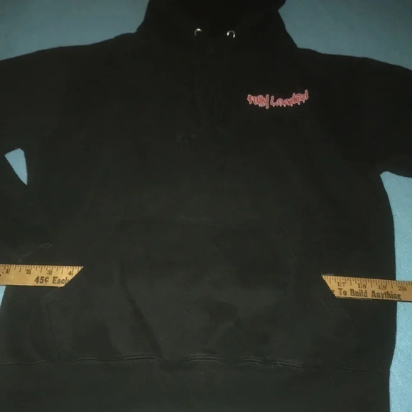 MONOPOLY Character Fully Loaded Hoodie Oversized Pouch Pocket small flaw Size M - Picture 7 of 10